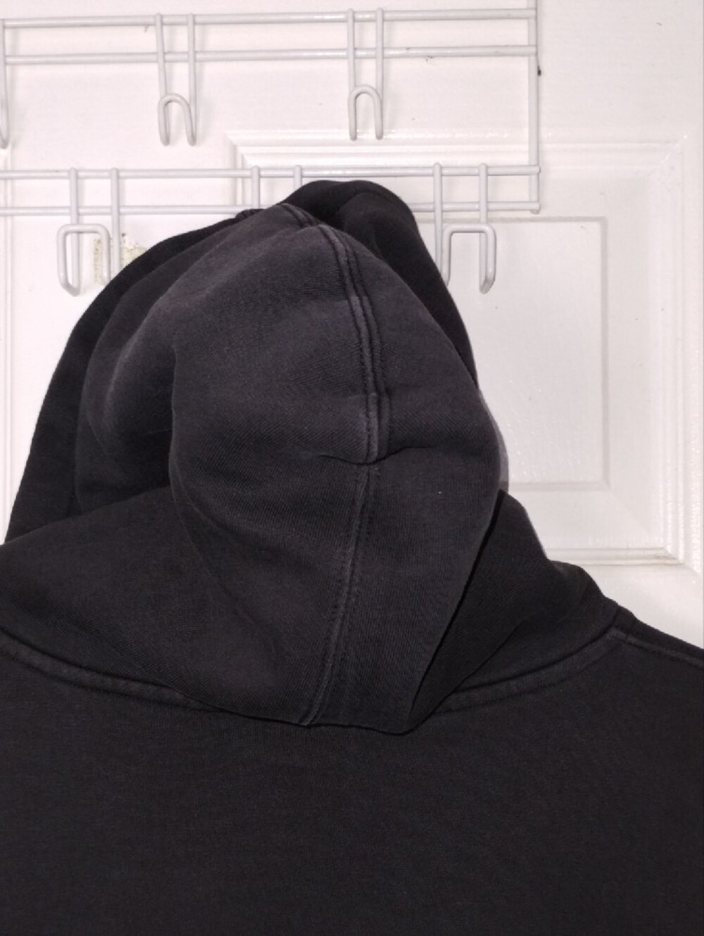 Vintage Billabong Black Zip-Up Hoodie with White Logo and Blue Accent. Size Med - Picture 10 of 12